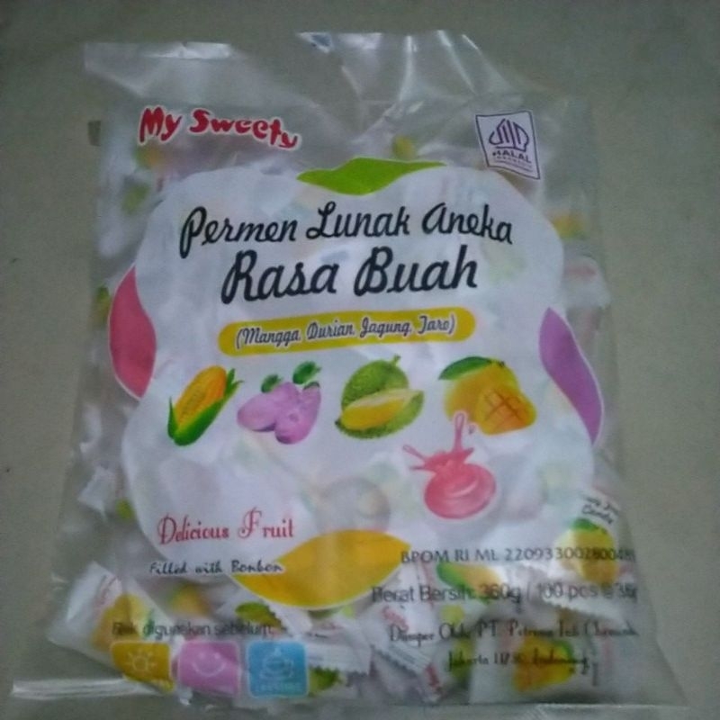 Jual PERMEN LUNAK ANEKA RASA PERMEN LUNAK RASA BUAH BUAHAN / PERMEN ...