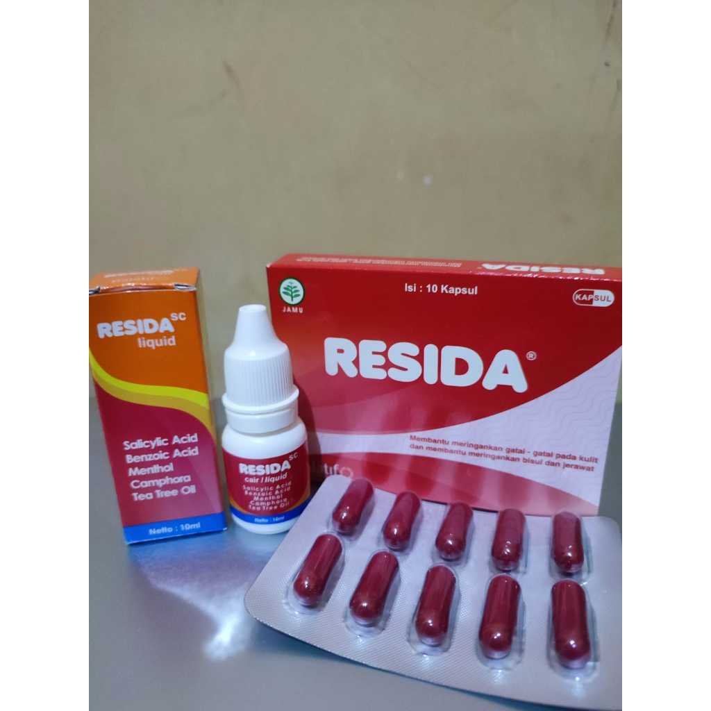 Jual Paket Bundling - Resida Cair + Resida Kapsul isi 10 - Perawatan ...