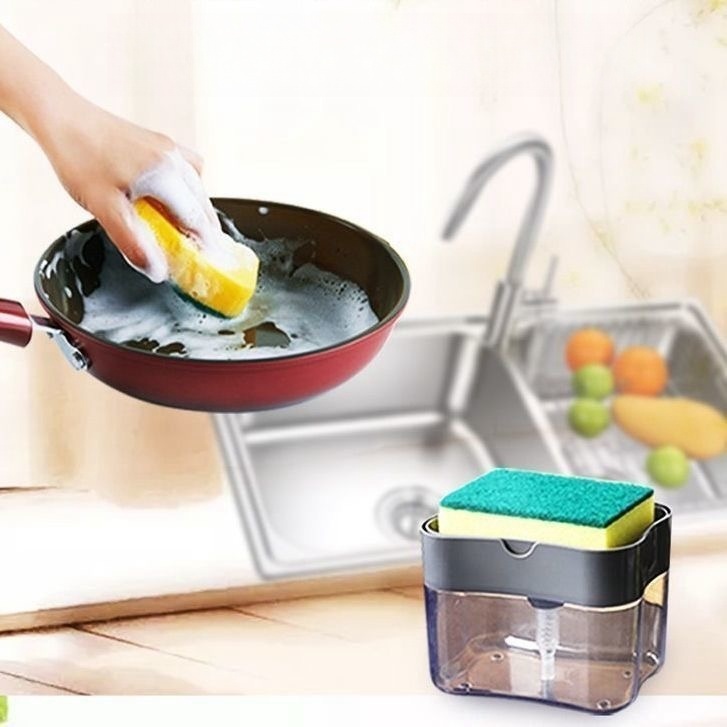 Jual Dispenser Sabun Cuci Piring / Tempat Sabun Dan Spoon/Tempat Sabun ...