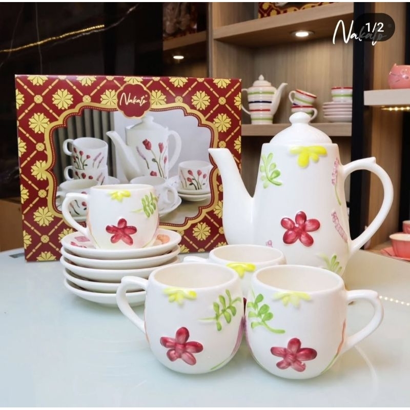 Jual TEA SET CANGKIR SET LEPEK NAKATO MMS | Shopee Indonesia