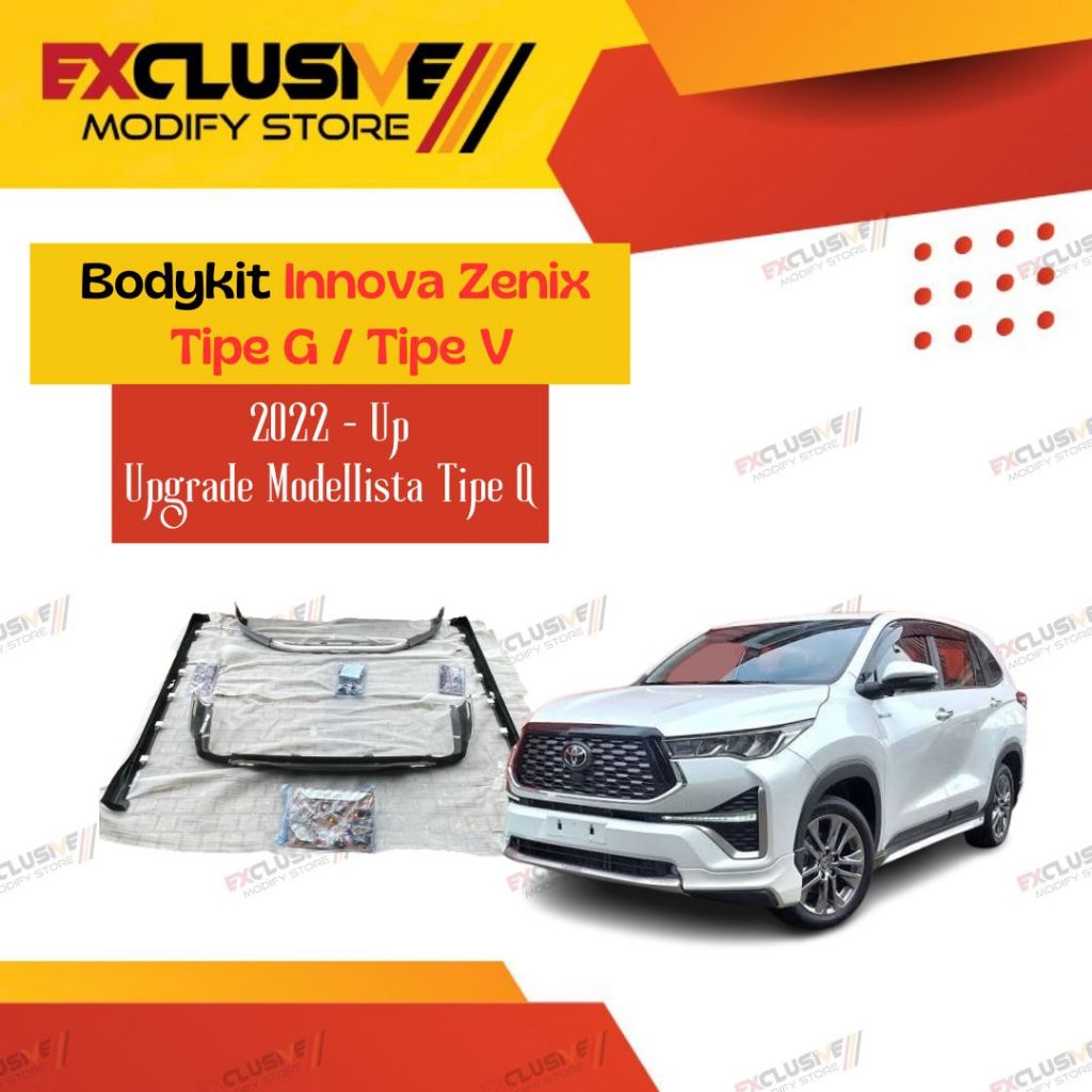 Jual TOYOTA INNOVA ZENIX (2022-UP) TIPE G / TIPE V UPGRADE BODYKIT TIPE ...