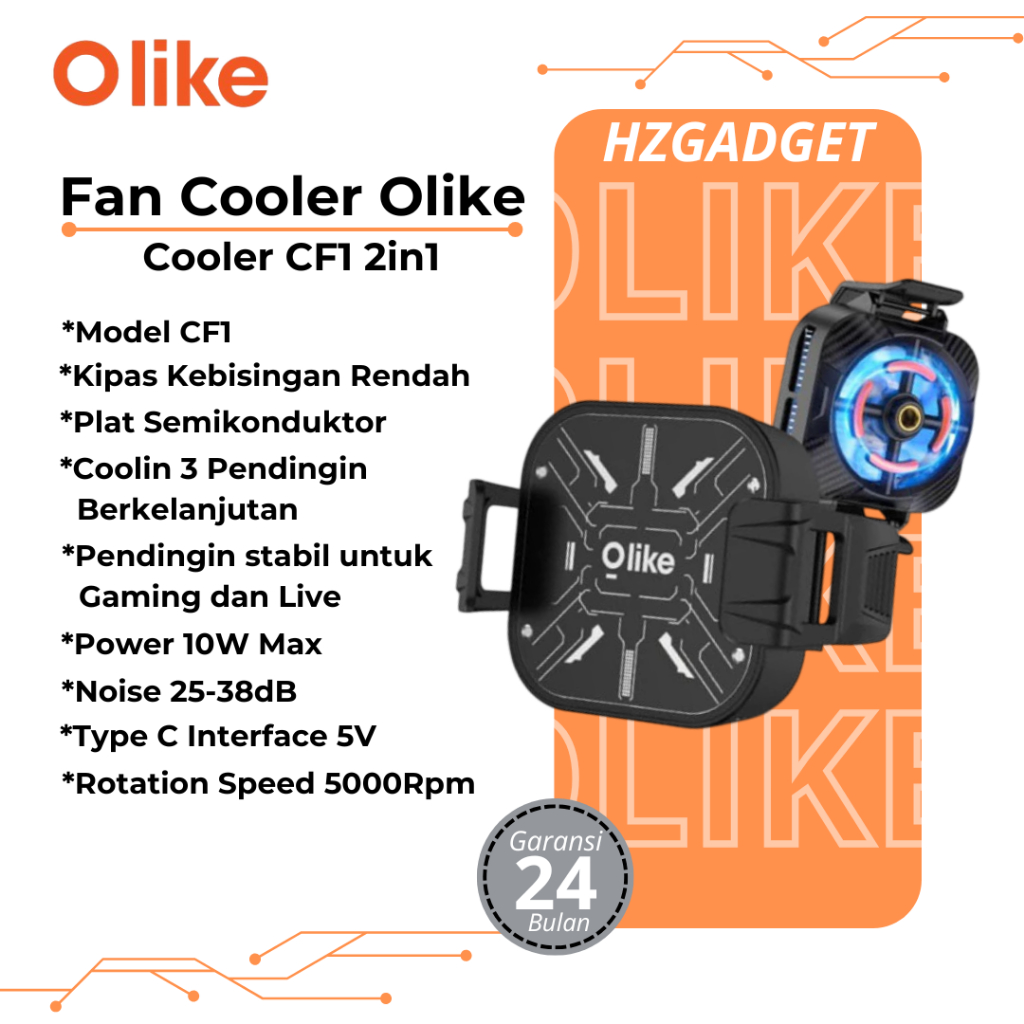 Jual Fan Cooler Olike CF1 Support Gaming & Live Streaming | Shopee ...