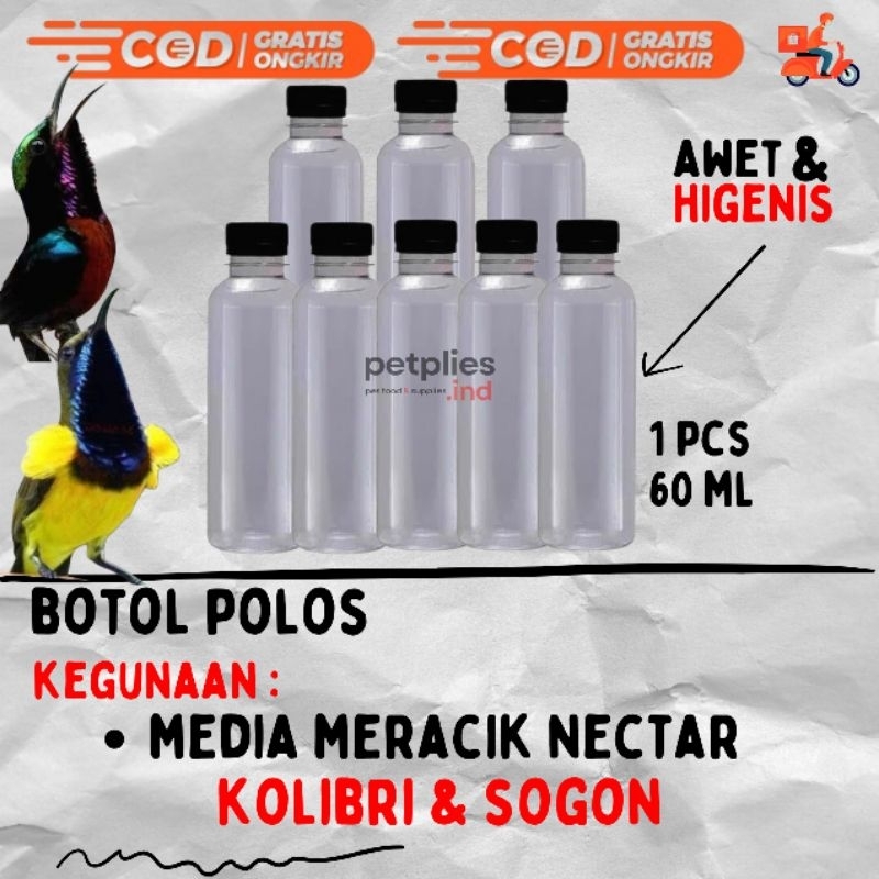 Jual BOTOL KECIL DEXTRO 87 POLOS - BOTOL 60 ML POLOS DETRO 87 UNTUK ...