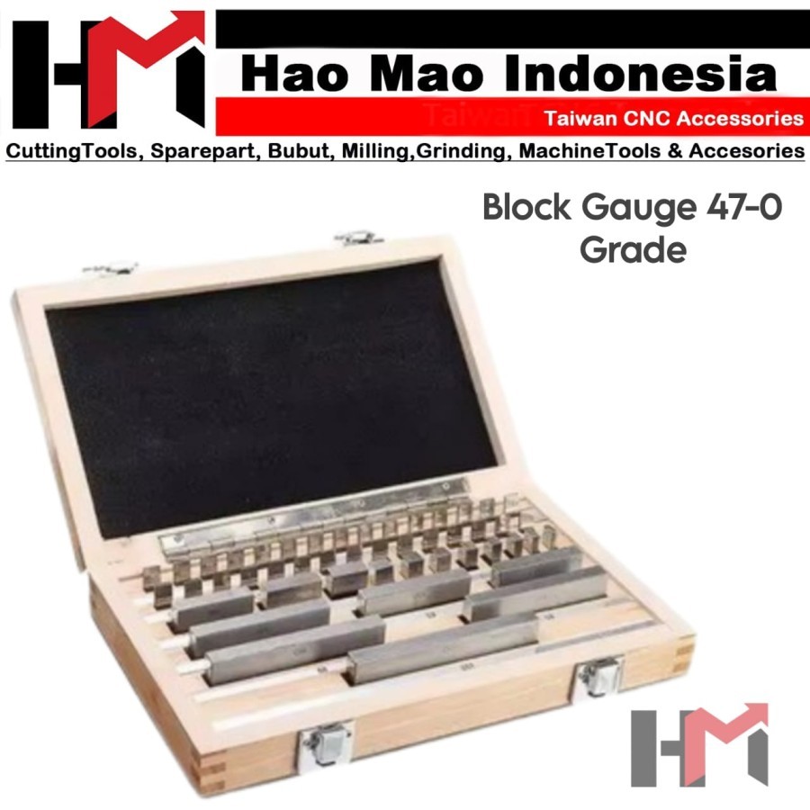 Jual 47 Pcs/Set 0 Grade Inspection Block Gauge Test Caliper Blocks ...