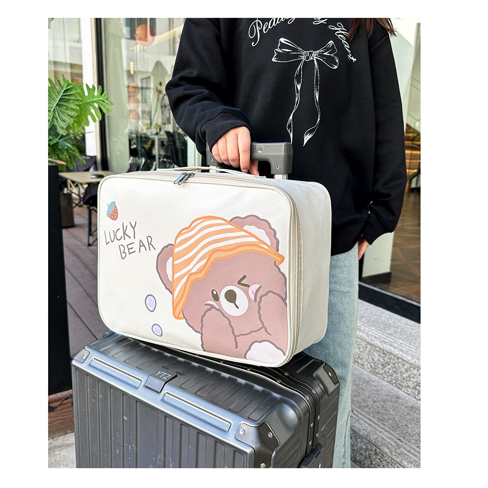 Jual Travel Bag Koper Mini Tas Dokumen Bisa Di Jinjing Portable ...