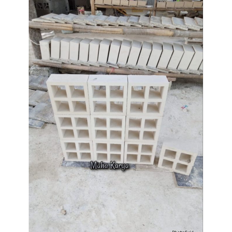 Jual Roster beton minimalis kotak 4 lubang angin pattisi pembuatan ...