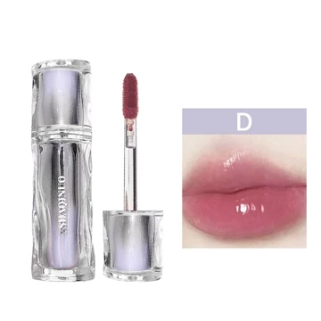 MANSLY Surface Lip Glaze Mirror Lip Gloss Watery Lipstik Lip Glossy Jelly Tint Moisturizing