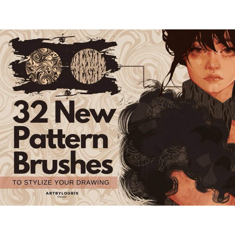 Jual Brush Procreate - Pattern 32 New Brushes | Shopee Indonesia