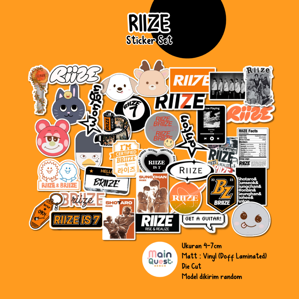 Jual Sticker Riize | Sticker Aesthetic / Sticker Tumblr / Sticker ...