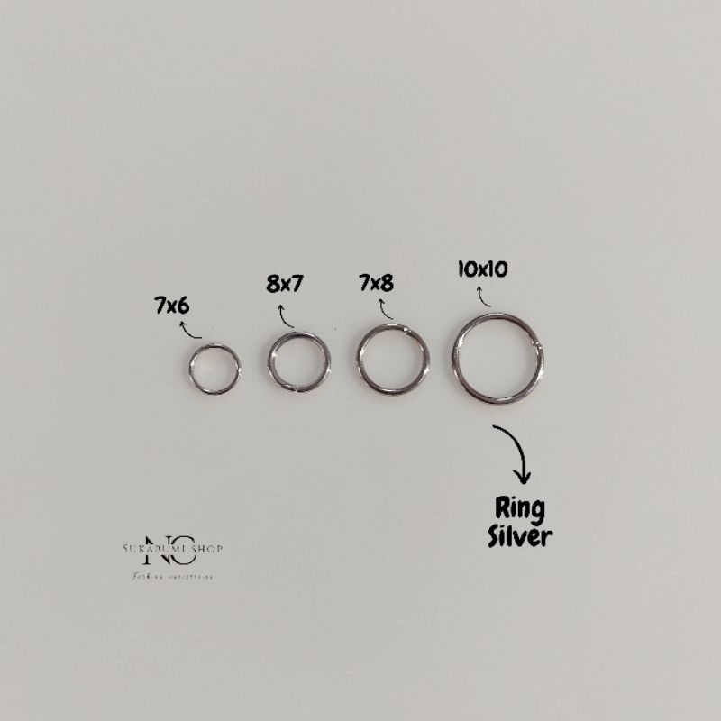 Jual NC - Ring Bulat Silver / Jamring Silver ( 20gram ) - Kerajinan ...