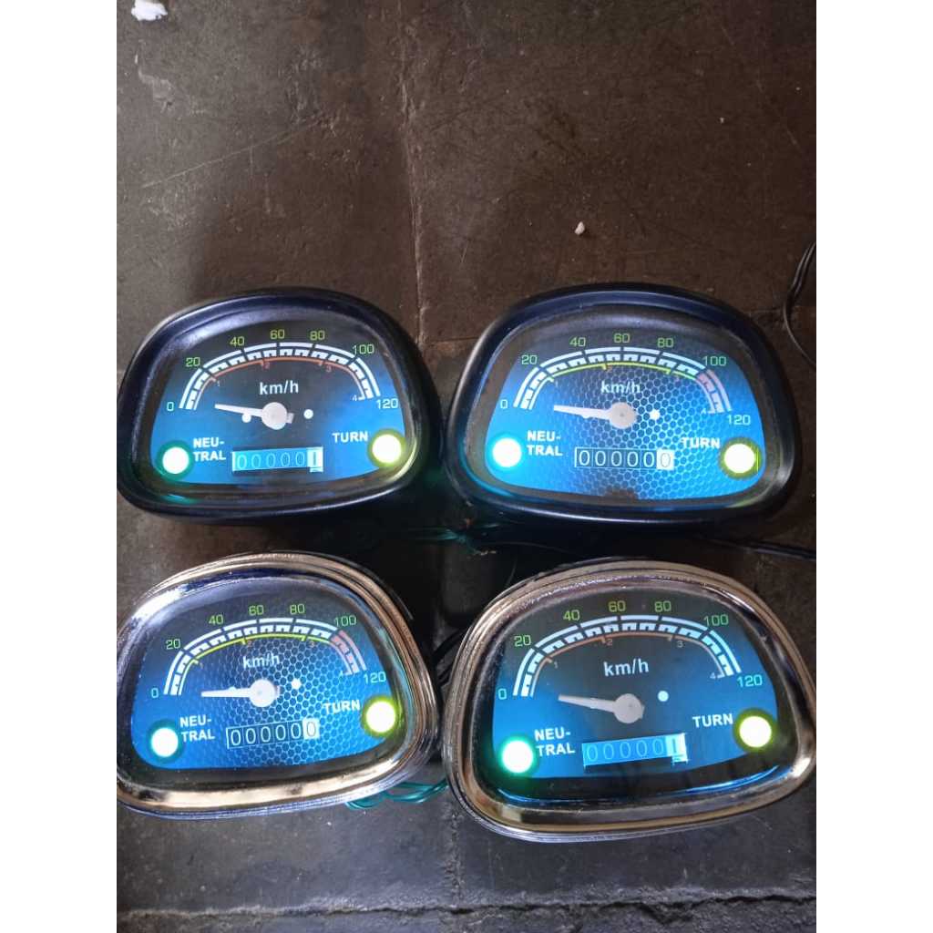 Jual SPEEDO METER KROOM VERSI LAMPU MENYALA MODEL BATOK CD CT ...