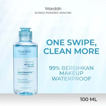 WARDAH Micellar Water All Series Perfect Bright Calm And Soothe Nature Daily Acnederm