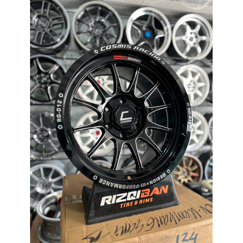 Jual velg cosmis RG012 r18 black milling spoke pcd 6x139,7 kondisi baru ...