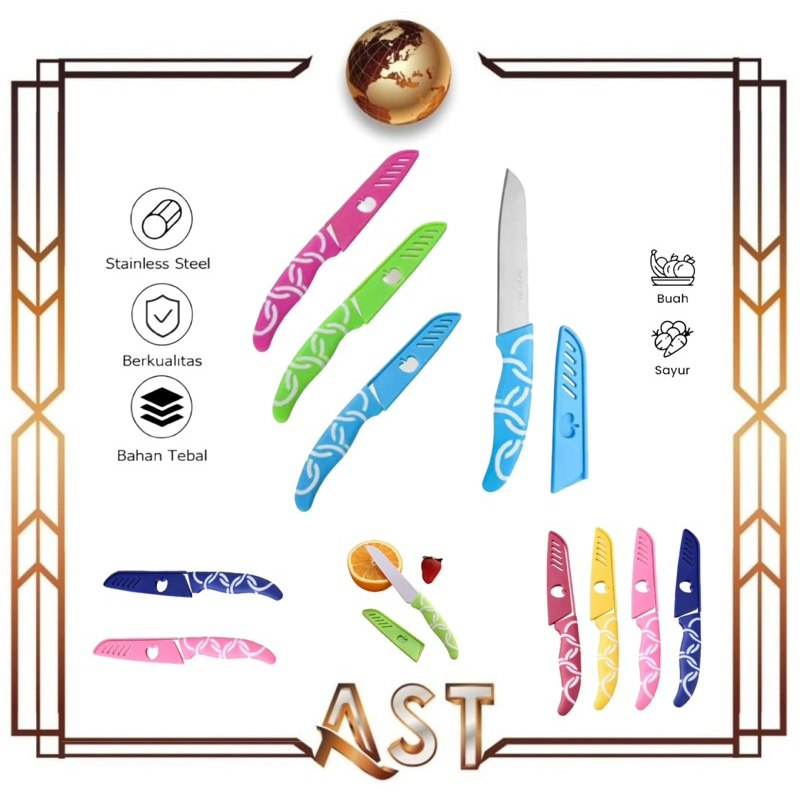 Jual ( PA ) Pisau Apel Kecil / Knife Kitchen Dapur Buah Sayur Stainless ...