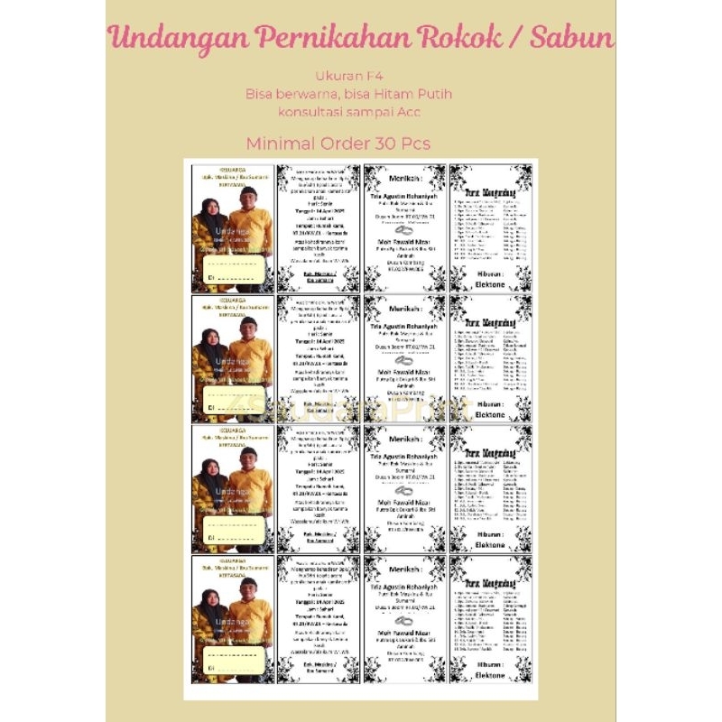 Jual Undangan Pernikahan Sabun | Shopee Indonesia