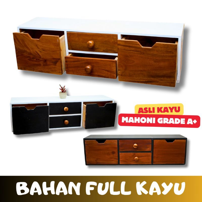 Jual Rak Laci Dinding Minimalis Tempel Rak Dinding Ambalan 4 Laci ...