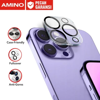 AMINO Tempered Glass Kamera Screen Protector Untuk Iphone 11 XR 16 16 Pro Max 16 Plus 15 Pro Max 15 Plus 14 Pro Max 14 Plus 13 Pro Max 12 Pro Max 12 Mini 11 Pro Max XS MAX Full Screen