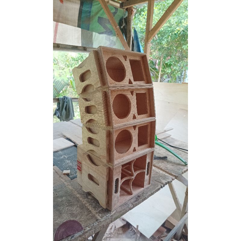 Jual paket box line array 4 inc anak gajah 5 inc miniatur box speaker ...