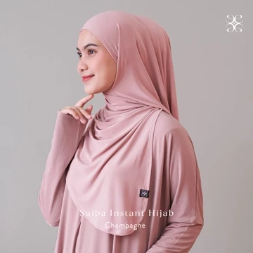 Eltahj – Saiba Instant Oval Tali Hijab Instant Oval Kerudung Jilbab Soft Wanita Jersey