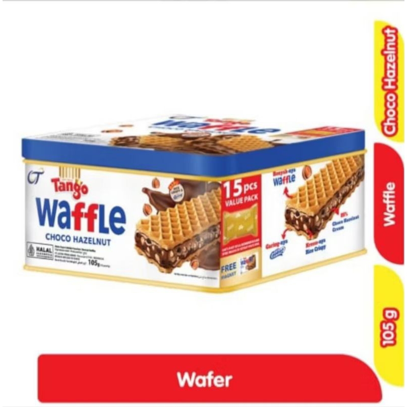 Jual Tango Waffle Kemasan Kaleng, Permen Yupi, Coklat Truffle Hazelnut ...