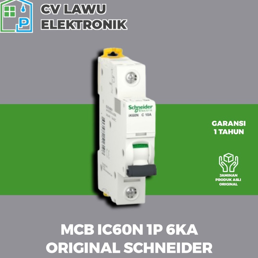 Jual Flash MCB 1P IC6N 1 PHASE 4A 6A 1A 16A 2A 32A 4A 5A 63A 6KA ORINAL ...