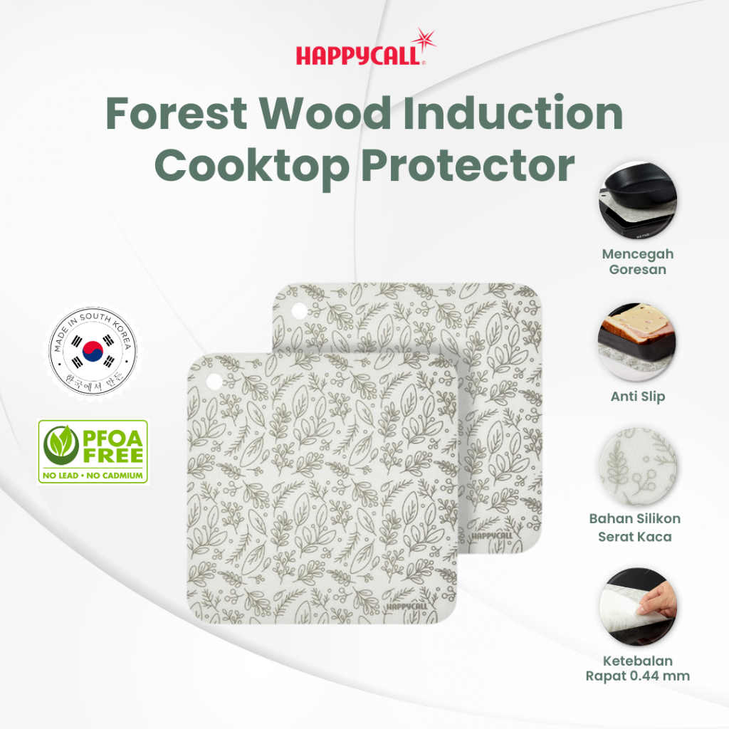 Jual Happycall Forest Wood Induction Cooktop Protector 24 cm ...