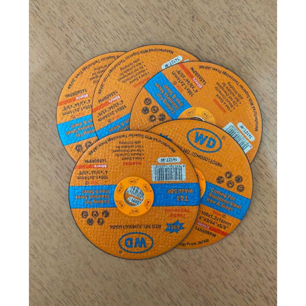 Jual WD 1.2 Mata Potong Besi 4 inch (Mata Grinda/Cutting Wheel) WD T41 ...