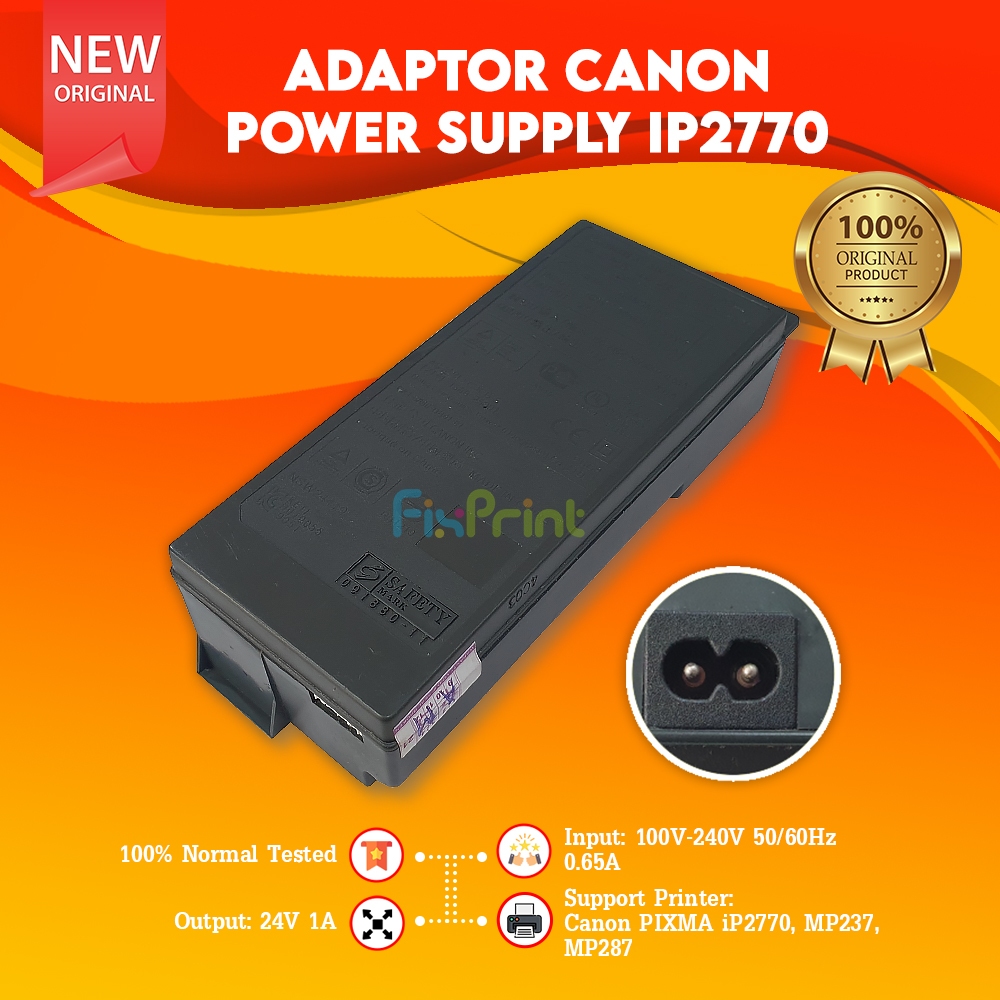 Jual Adaptor Power Printer Canon MP287 MP237 iP2770 PSU Power Supply ...