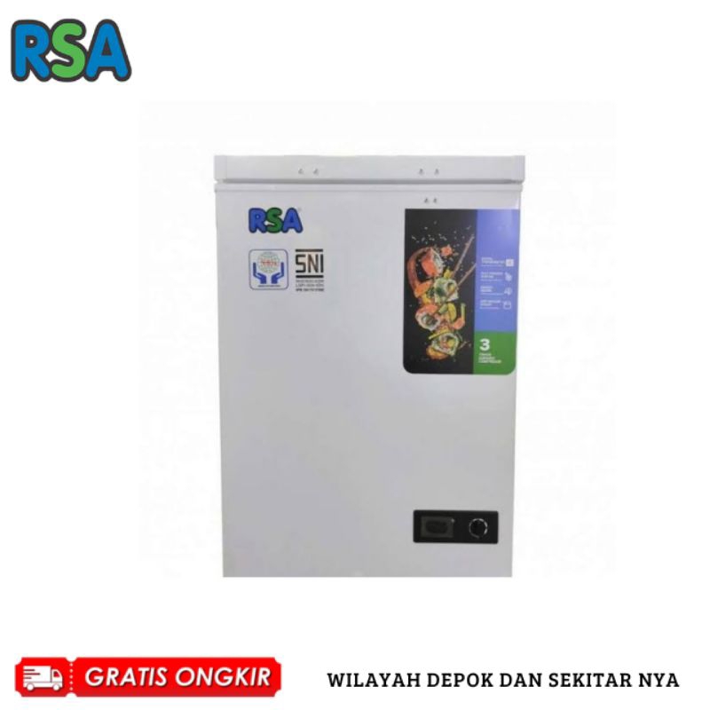 Jual Chest Freezer RSA CF-110 [94] Liter | Shopee Indonesia