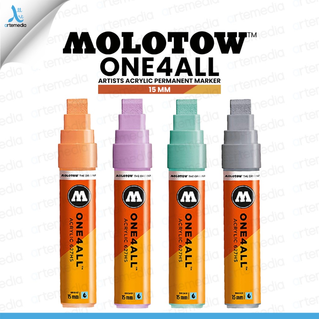 Molotow One4all Filzstift 15mm – Lilac Pastel, Vielseitig & Wiederbefüllbar