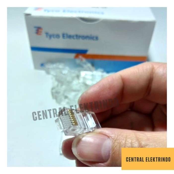 Jual Konektor / PIN RJ45 RG45 COMMSCOPE AMP TYCO Original Packing ...