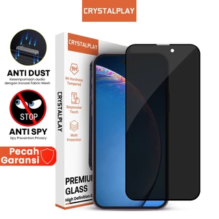 CrystalPlay screen protector anti spy anti fingerprint tempered glass for iphone  X XS XR XSMAX 11 11PRO 11  PROMAX 12 12MINI 12 PRO 12PROMAX 13 13MINI 13 PRO 13PROMAX 14 14PLUS 14PRO 14PROMAX 15 15PLUS 15PRO 15PROMAX