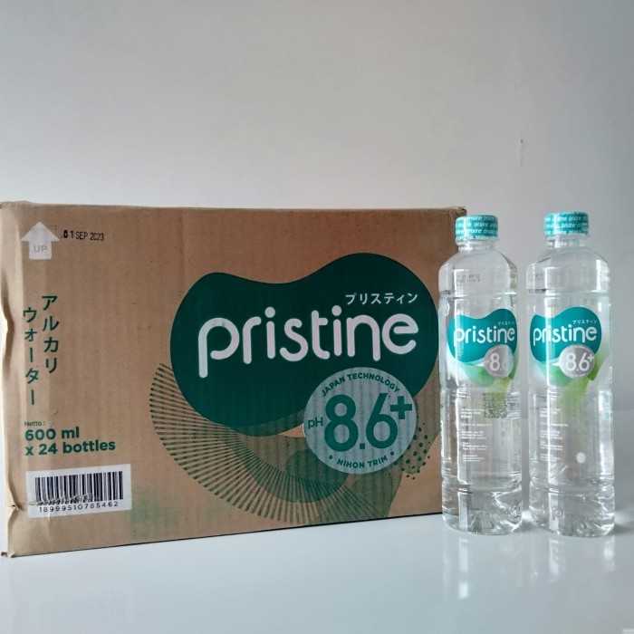 Jual PRISTINE 600ML DUS ( 24 BOTOL ) | Shopee Indonesia