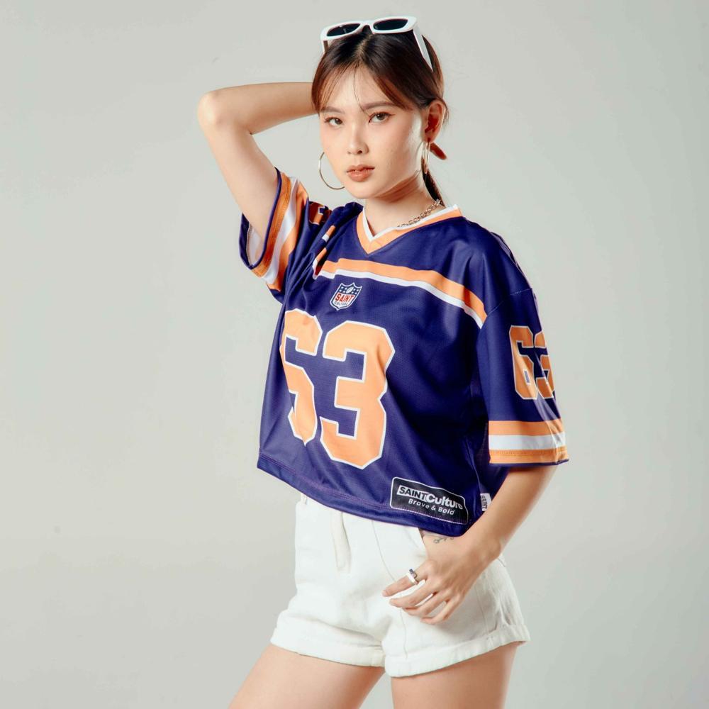 Jual Saint Culture / Purple Cute Crop 63 / Croptop Jersey Vintage ...