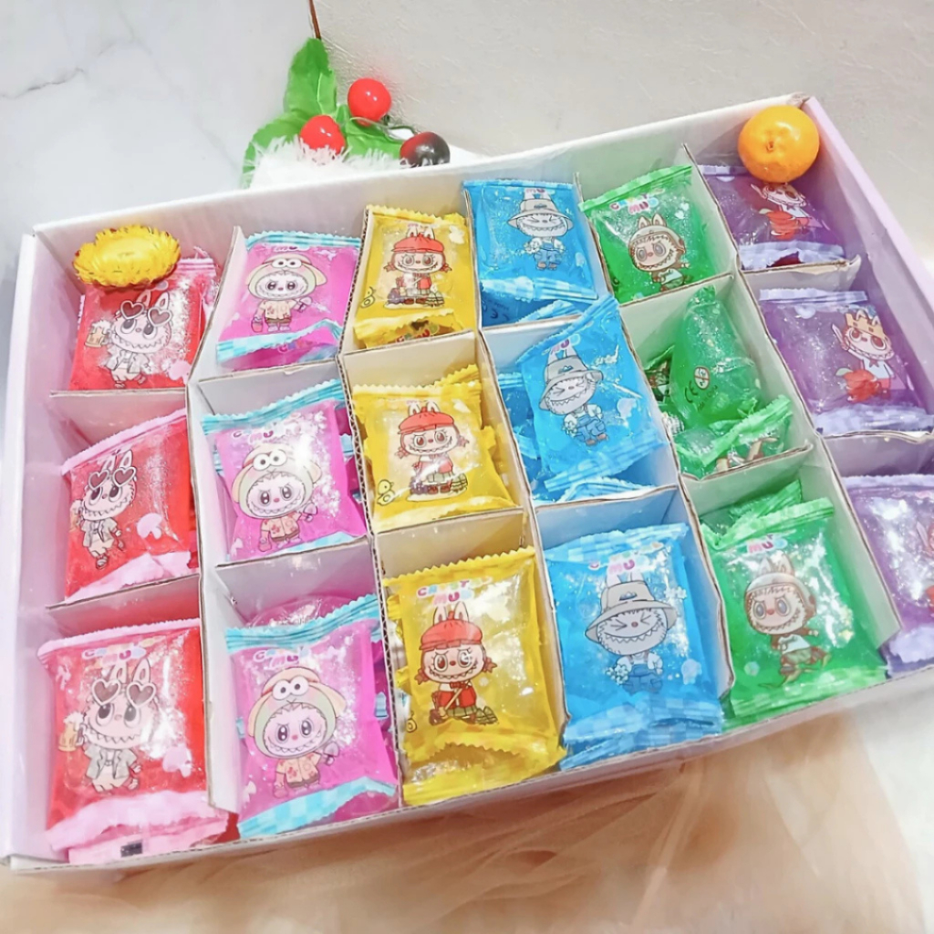 Jual Slime Crystal Mud Isi 1 Box Isi 72 Pcs Paket Jualan Jumbo Edition ...