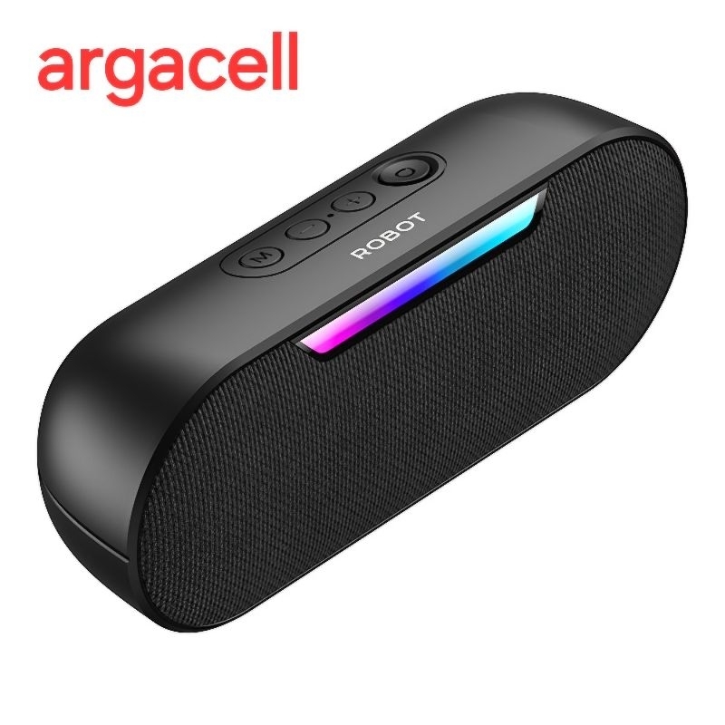 Jual SPEAKER BLUETOOTH ROBOT RB230 With RGB Light Show Black | Shopee ...