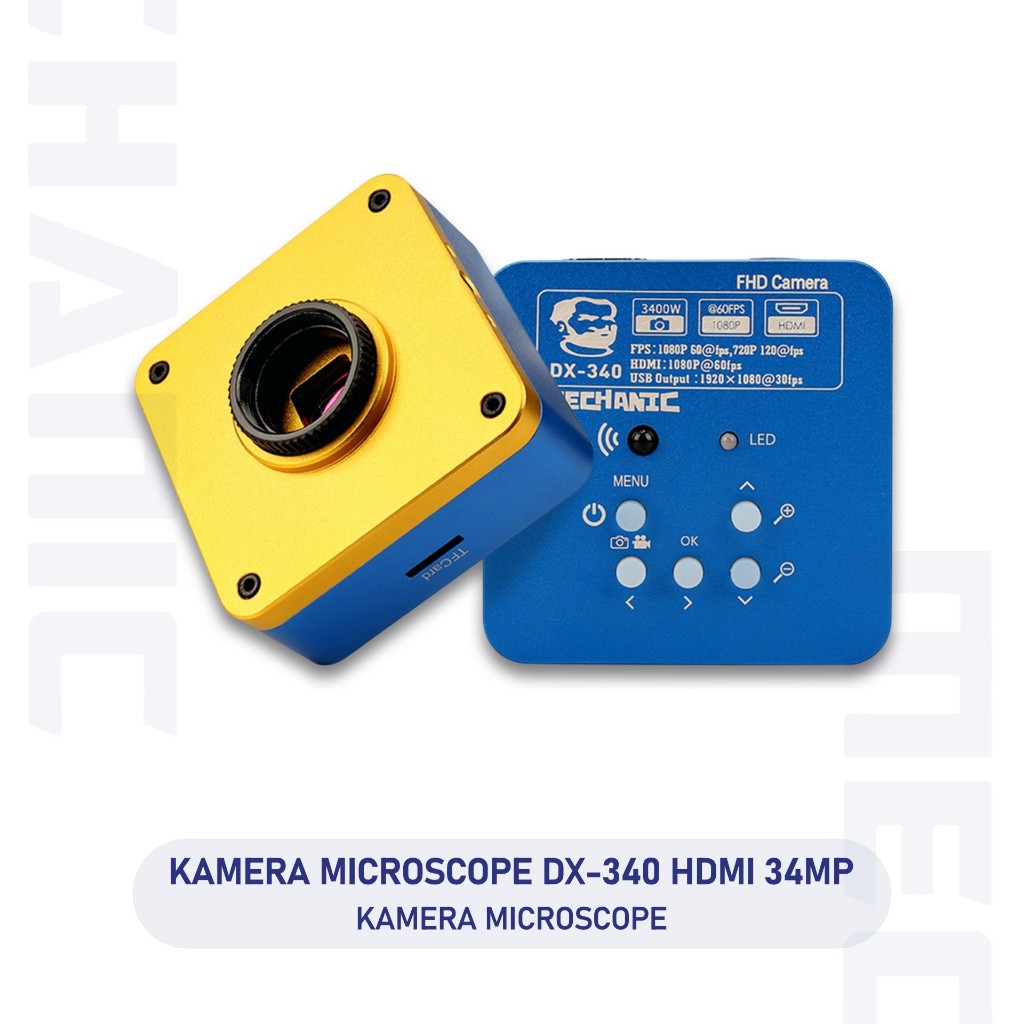 Jual MECHANIC kamera Microscope DX-340 1080P 60FPS 3400 Watt HDMI Usb ...