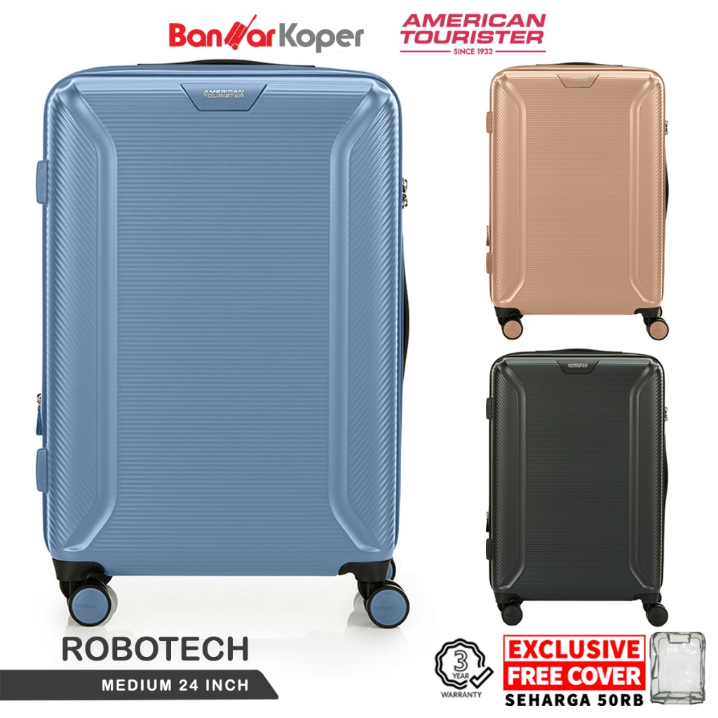 Jual American Tourister Robotech Koper 24 Inch Hardcase PC Anti Pecah ...