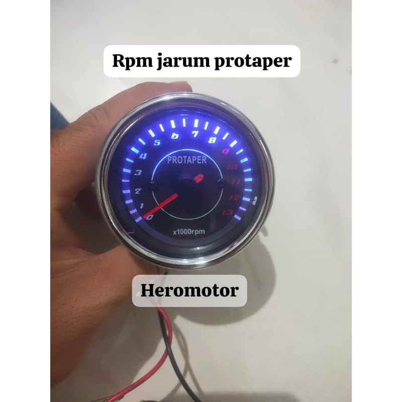 Jual speedometer RPM jarum orbis protaper / tachometer jarum universal ...
