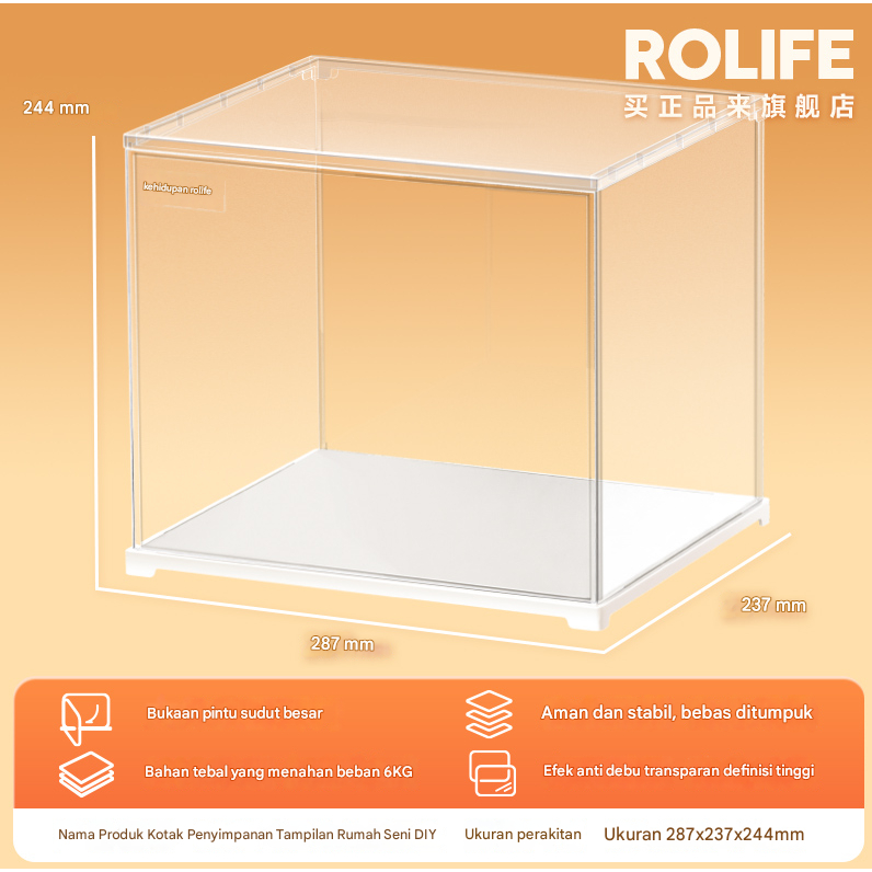 Jual Rolife Creation Set Display Box DFL03 - Pelindung Debu untuk ...
