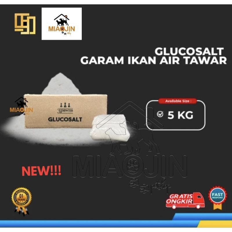 Jual GARAM Mayin Glucosalt 5kg - Immune Booster anti Stress Ikan Koki ...