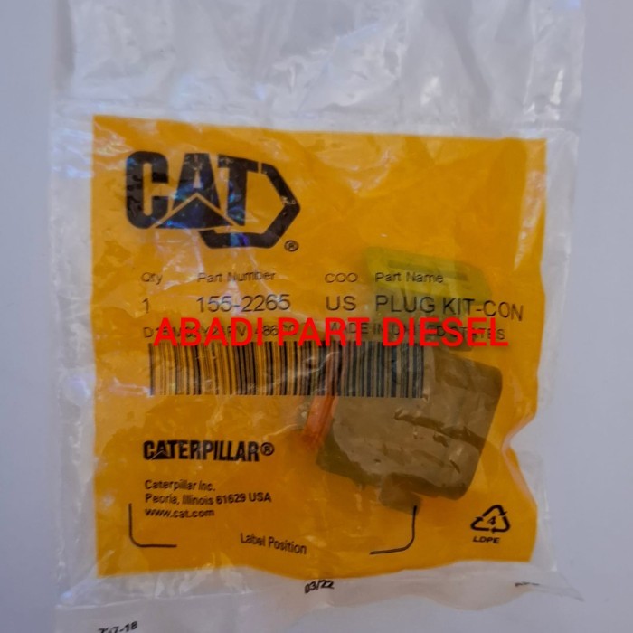 Jual 155-2265 / 1552265 PLUG KIT-CON GENUINE CATERPILLAR | Shopee Indonesia