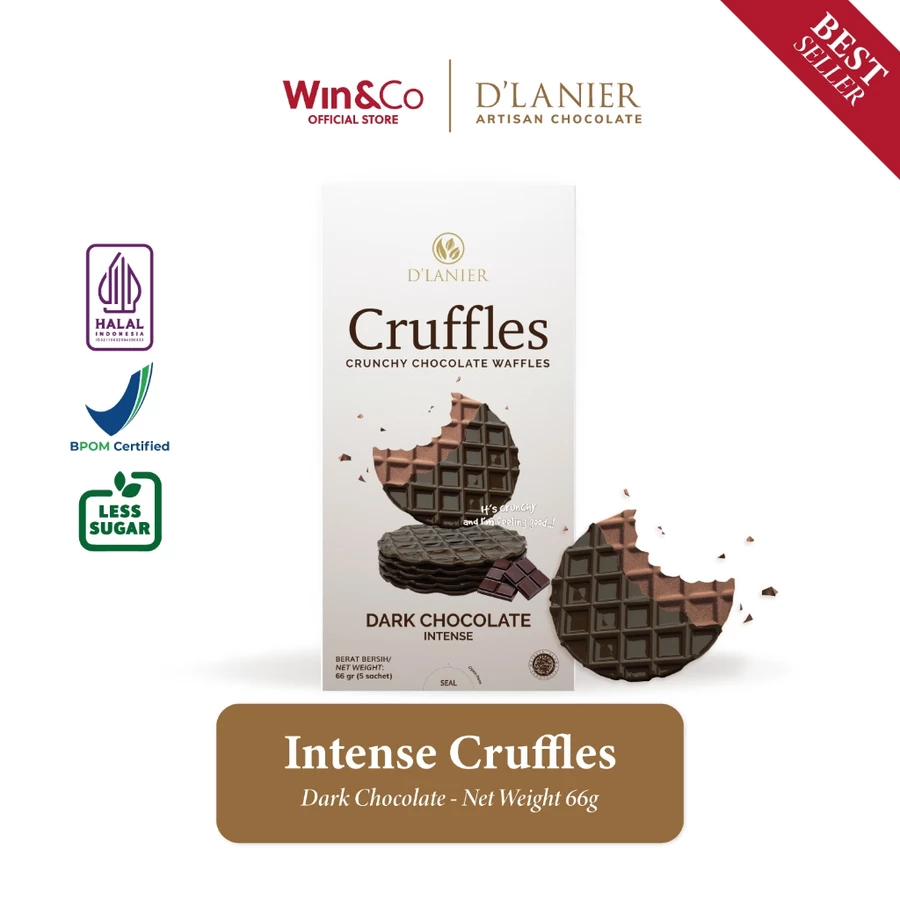 Dark Chocolate Intense Cruffles 