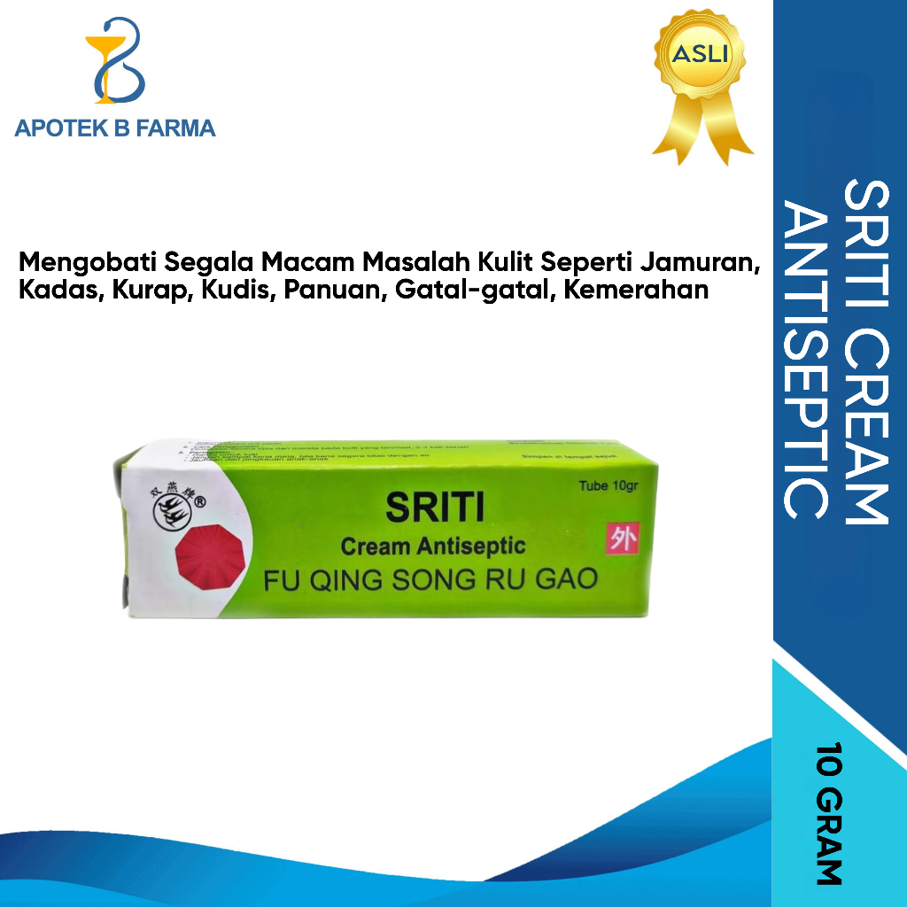 Jual Sriti Krim Mengobati Segala Macam Masalah Kulit (10 Gram) | Shopee ...