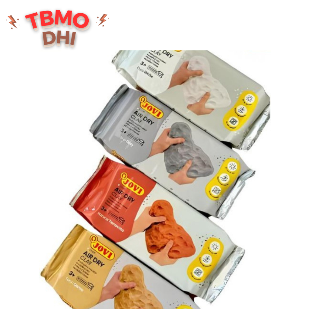 Jual TBMO Jovi Air Dry Modelling Clay 500g | Tanah Liat | Pottery ...