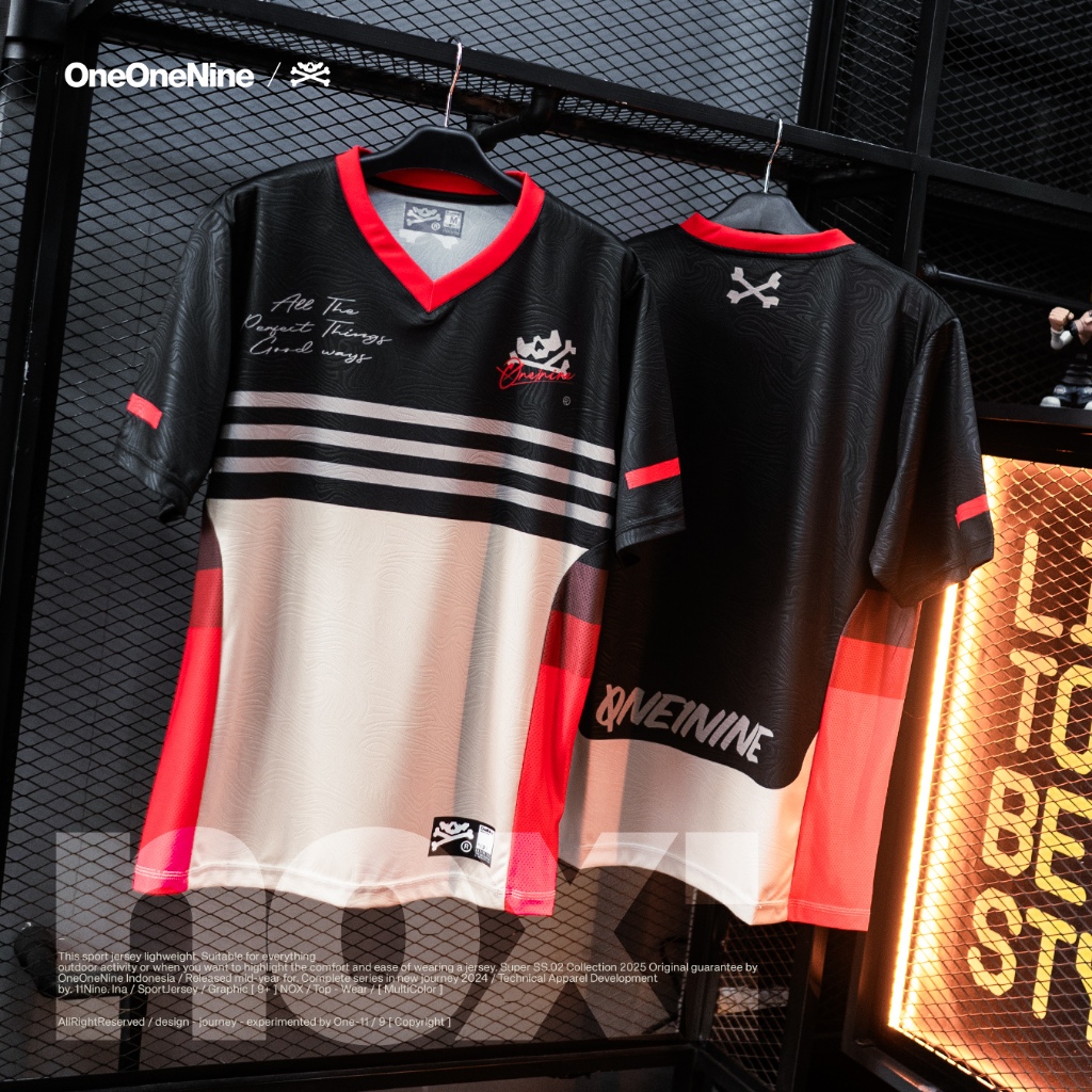 Jual Oneonenine Ksr Jersey Nox Khaki Orange Series - Jersey Lengan ...