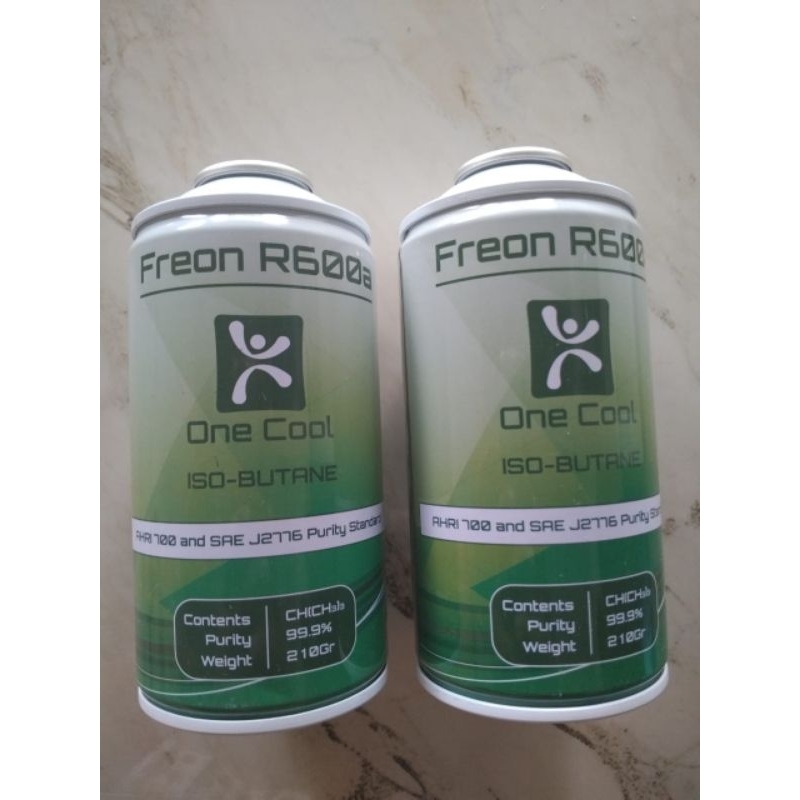 Jual FREON R600A /FREON KALENG R600A ONE COOL /FREON KULKAS KALENG ...