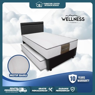 Jual Wellness Kasur Spring Bed 2 in 1 Standard - Full Set | Shopee ...