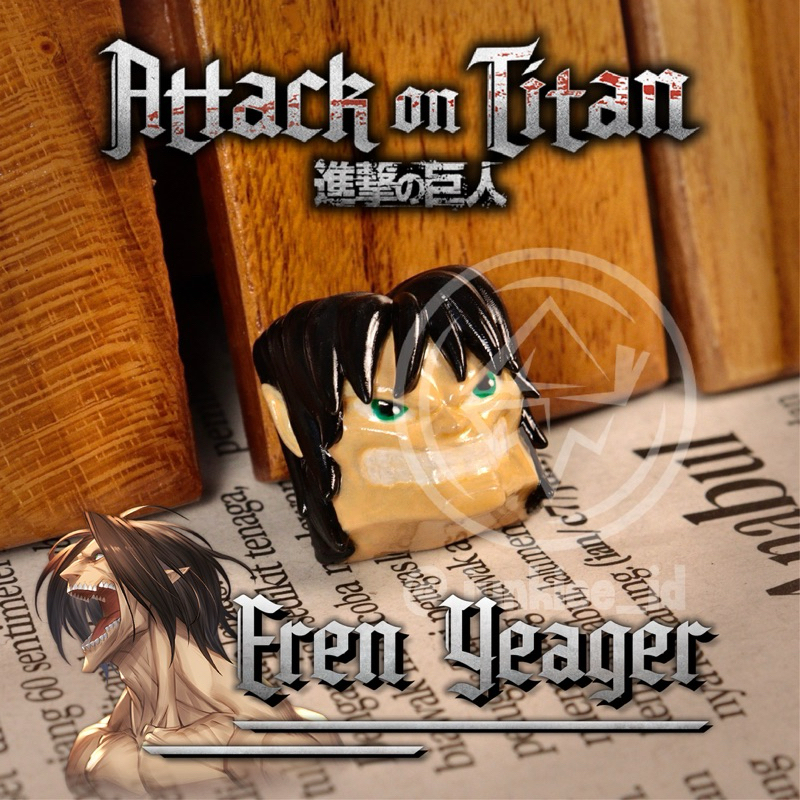 Jual Eren artisan keycaps attack on titan keycaps aot attack titan ...