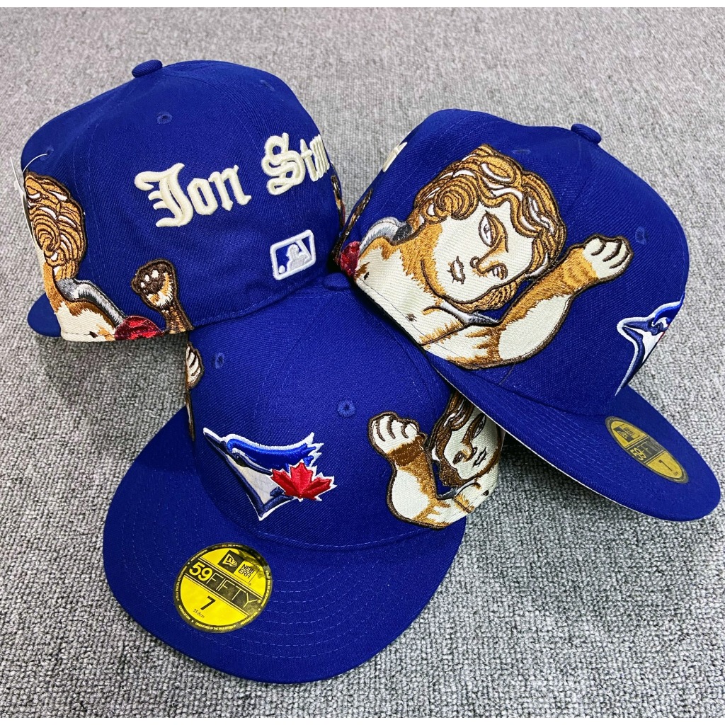 Jual Topi Snapback Fitted Jon Stan Blue White Kids Bordir Build Up Caps ...